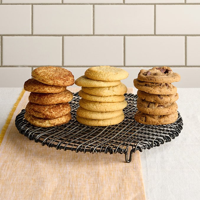 no nut assortment gourmet cookie stacks